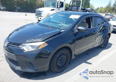 2016 Toyota Corolla Le из США, поврежденный, VIN 5YFBURHE7GP533562